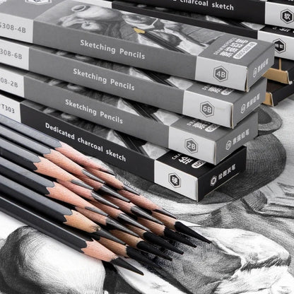 Charcoal Sketch Pencils Set